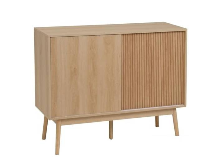 Sideboard mit 2 Türen aus PB in Natur