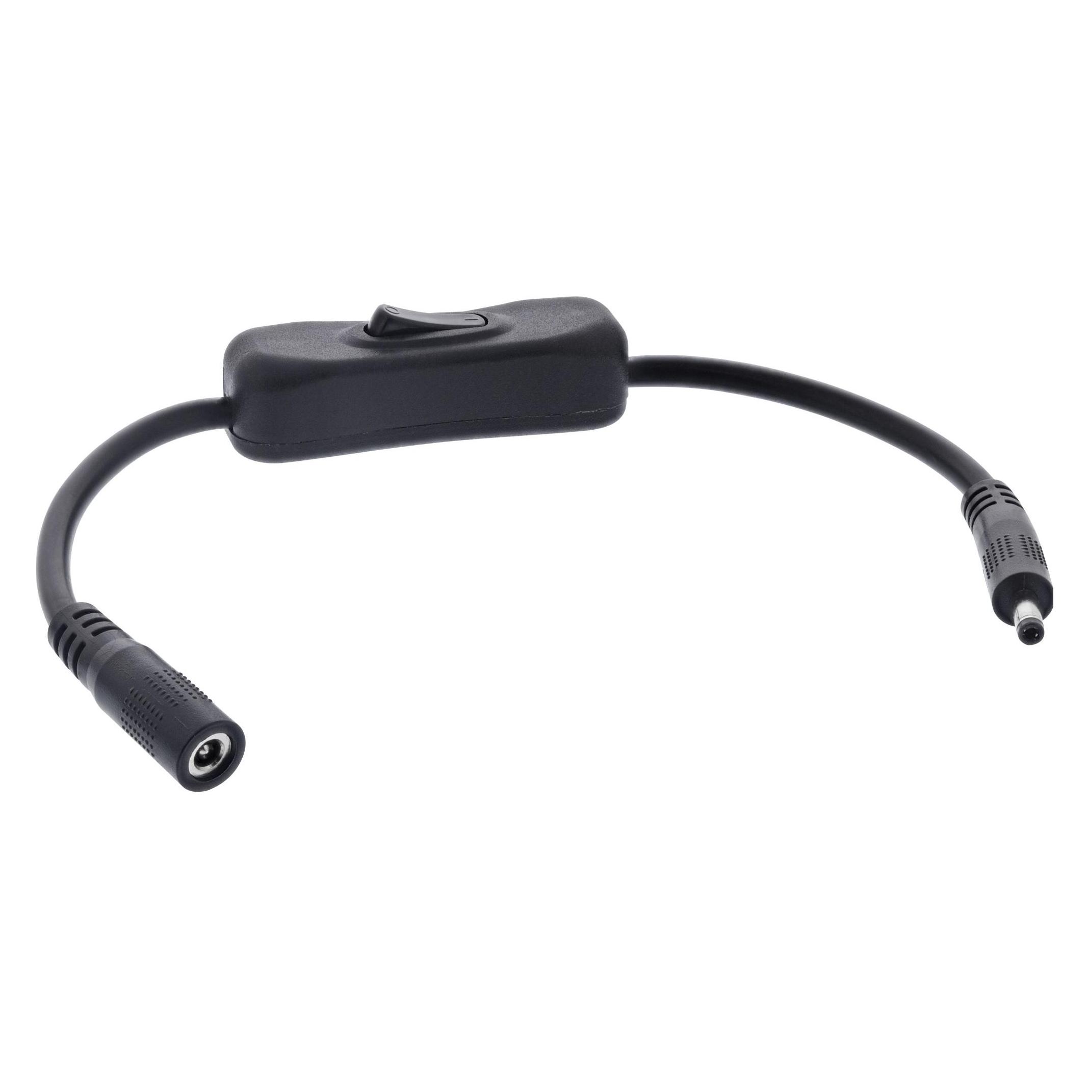 InLine DC Kabel mit Schalter (0.20 m) (26906C)