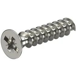 OBO 2003266 Geräteschraube für Unterputz/Hohlwand Ø3, 2mm, 15mm, St, G  - 100 Stück