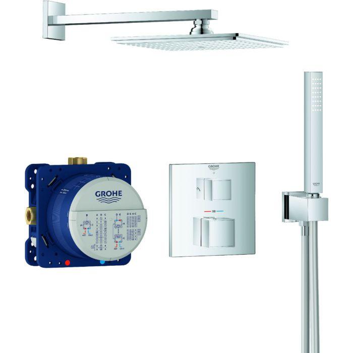 Grohe Grohtherm Cube UP-Duschsystem 34741000 chrom, mit UP-Thermostat