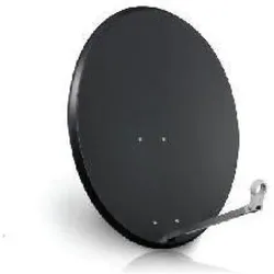 Estar Sat antena, anthracite Pilkas (Parabolantenne, DVB-S / -S2), SAT Spiegel + SAT Antennen, Schwarz, Grau