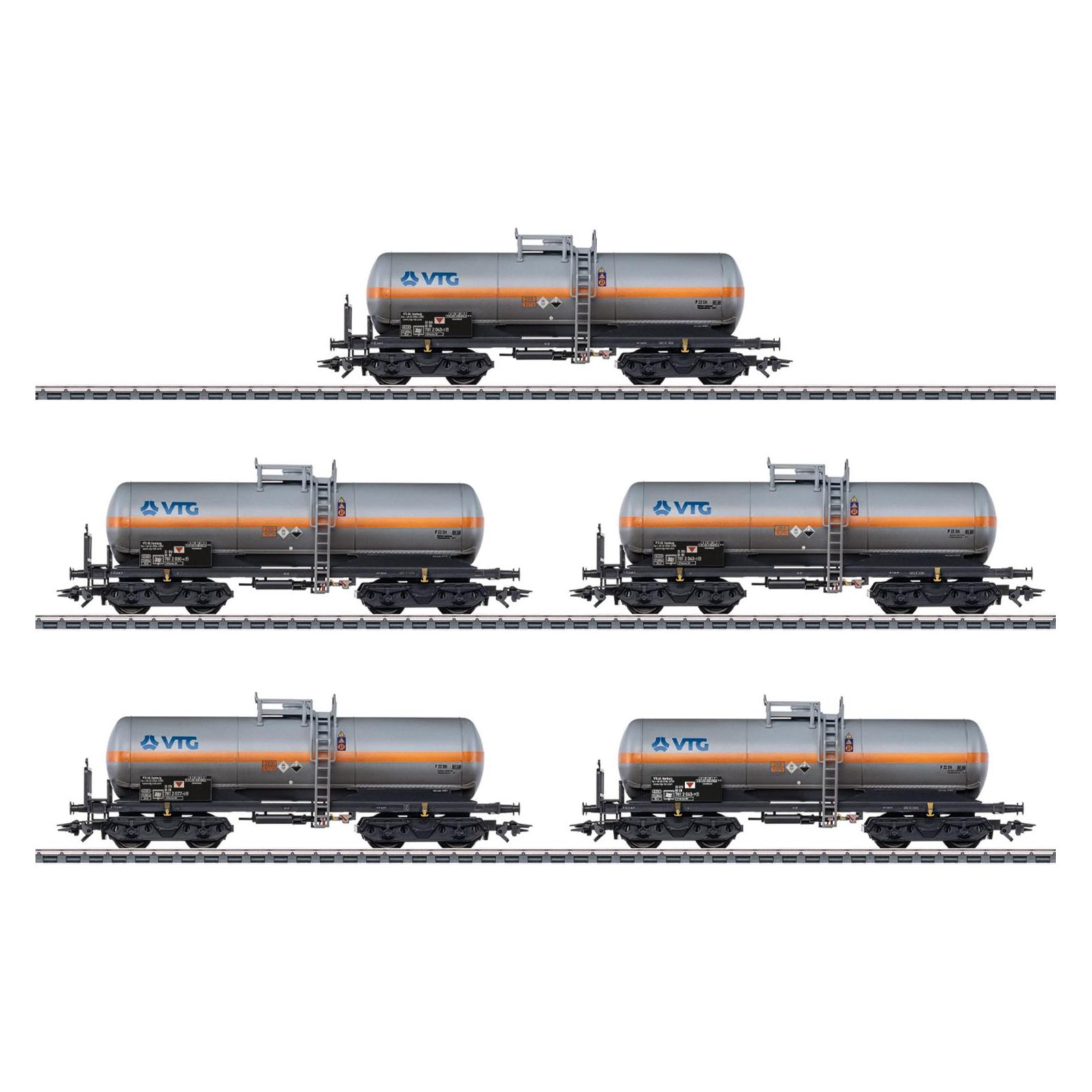 Märklin VTG Kesselwagen-Set 5tlg gealtert H0 (Spur H0) (046465)