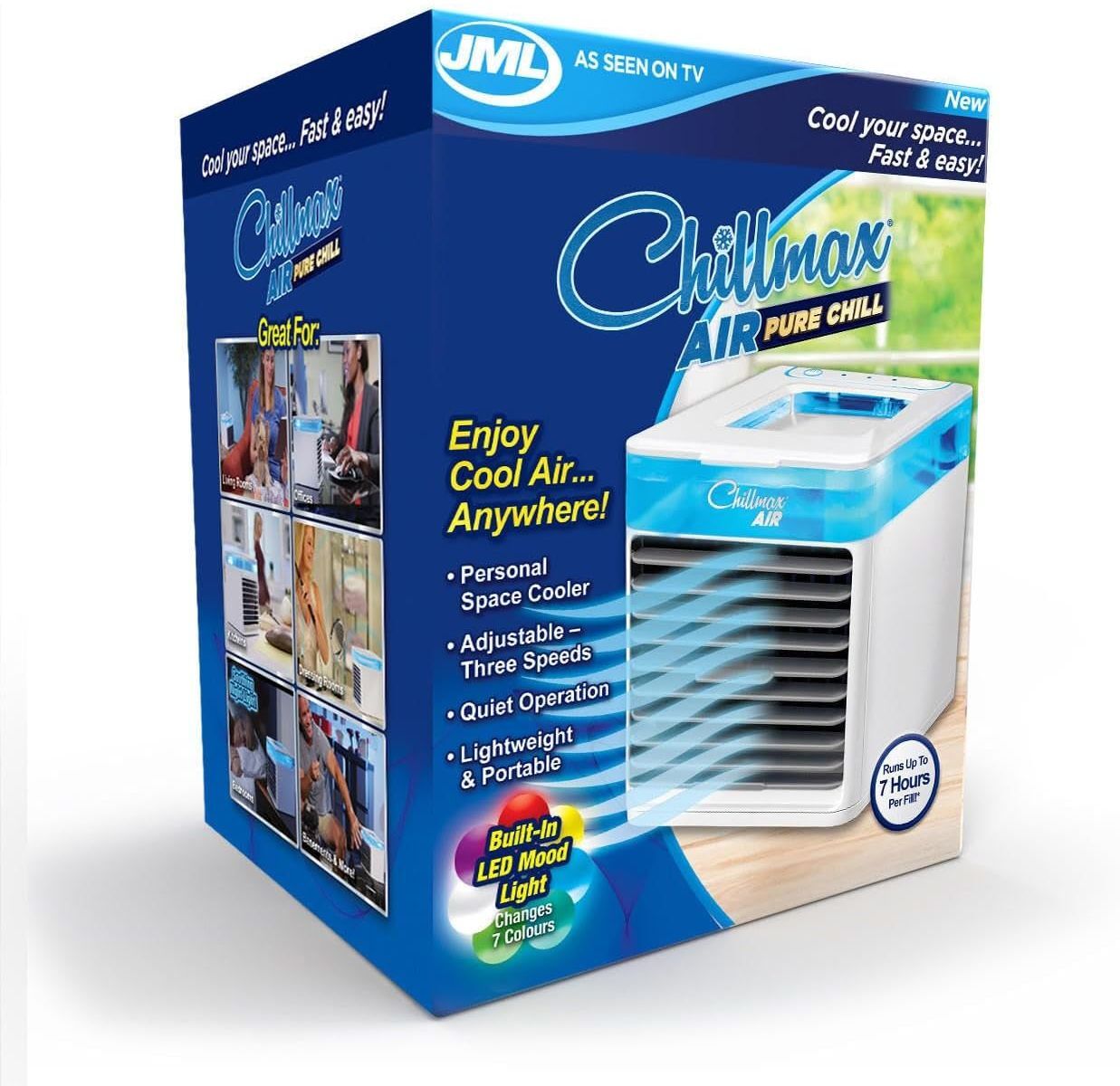 JML Chillmax Air Pure Chill – Portable Air Cooler & Purifier