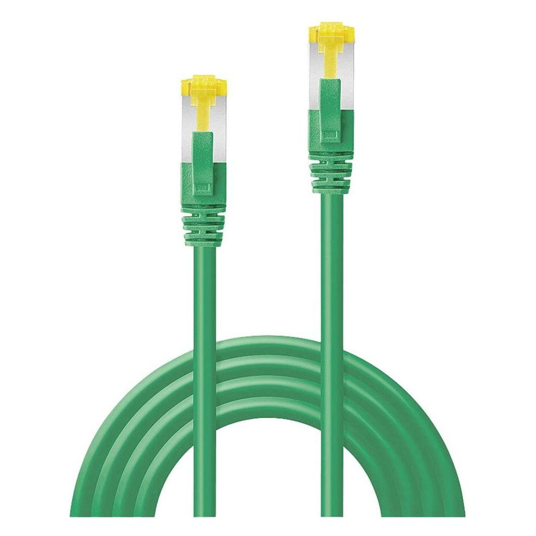Lindy 10m RJ45 S/FTP LSZH Netzwerkkabel, Grün Cat.6A Stecker,Cat.7 Rohkabel (S/FTP, CAT7, 10 m) (47652)