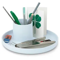 Vitra Schreibtisch Organizer O-Tidy himmelgrau, Designer Michel Charlot, 2.5 cm