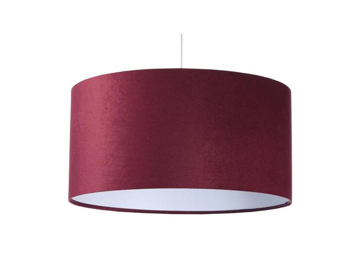 Onzeno Hängeleuchte Lila 40/20 cm, Weiß, Lila, Kunststoff, E27, 0.6x20x40 cm, Lampen & Leuchten, Innenbeleuchtung, Hängeleuchten, Pendelleuchten