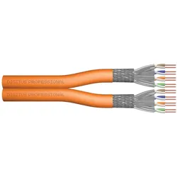 Digitus CAT 7 S/FTP Verlegekabel, 100 m, Duplex, Dca-s1a,d0,a1