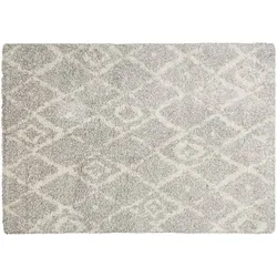 THEKO Teppich Color Shag 621 650 grau 200 x 285 cm