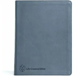 CSB Life Counsel Bible, Slate Blue Leathertouch, Sachbücher von Csb Bibles By Holman, New Growth Press