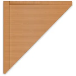 Spitztüte (PAP) kraft 19 x 19 cm `125g` gefädelt