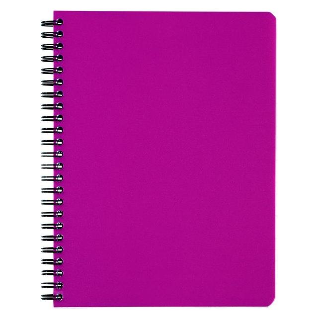 Bantex Notesbog a4 spiral pp svanemaerket pink 80 ark 70 g (A4, Weicher Einband) (100051833)