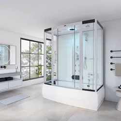HOME DELUXE Dampfdusche mit Whirlpoolfunktion und LED-Beleuchtung DIAMOND BIG - 190 x 100 cm Weiß