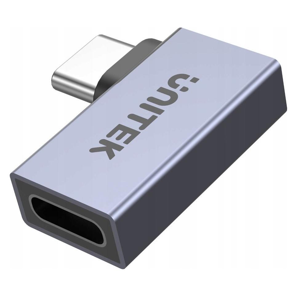 Unitek Adapter USB A1040GY01 USB-C - USB-C Szary (A1040GY01) (A1040GY01)