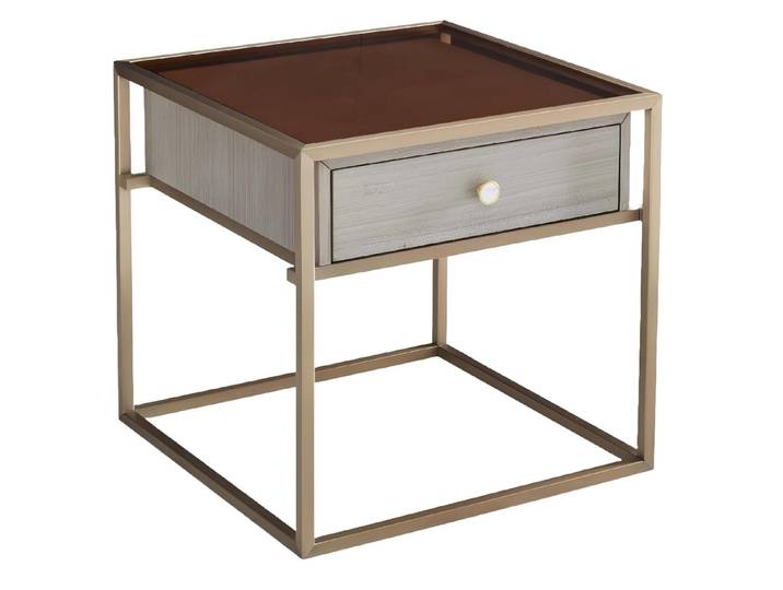Xlmoebel Nachttisch Luxus Beistelltisch im italienischen Stil aus hochwertigem Material (Nachttisch, 1-St., Nachttisch), Hergestellt in Europa