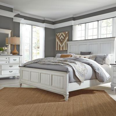 Liberty Furniture Allyson Park Panel Bed, Dresser & Mirror, Chest, Night Stand - Various Sizes