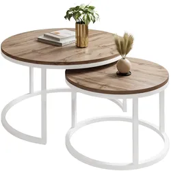 COUCHTISCH CIRI 2-in-1 Eichenoptik Wotan