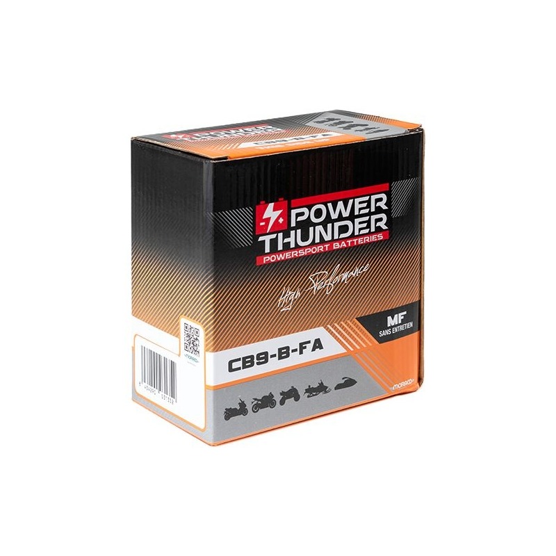 Batterie Power Thunder CB9-B-FA 12V 9 Ah prête à l’emploi