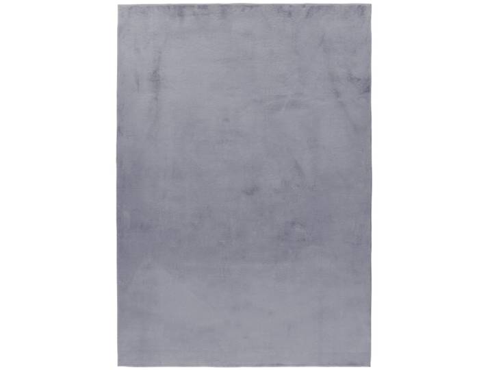 Tapis fausse fourrure toucher doux gris 120x170cm