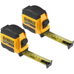 DeWalt, Längenmesswerkzeug, Premium-Massband, 2 Stück (8 m)