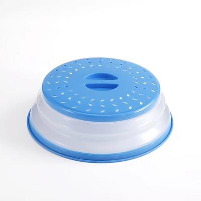 Zusammenklappbare Mikrowellenabdeckung, Mikrowellendeckel, multifunktionaler Mikrowellen-Spritzschutz, Mikrowellen-Tellerabdeckung mit Dampfentlüftung, Küchengeräte, Küchenutensilien