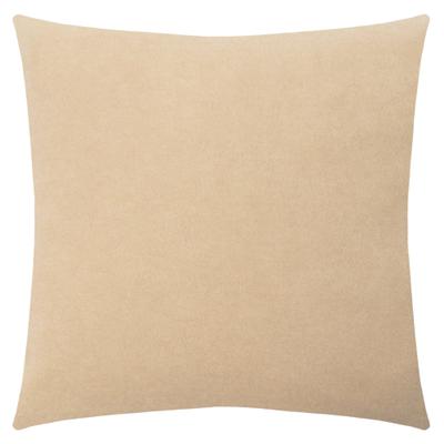 Dekokissen ZOEPPRITZ1828 "Soft-Fleece", beige (sand, unifarben), B:40cm L:40cm, Polyester, Viskose, Dekokissen_Sitzkissen_Kissenhüllen, Kissenbezug aus Fleece