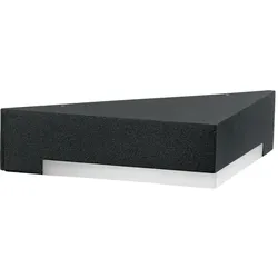 Albert LED Außenwandleuchte Typ Nr. 0333, IP54, Dreieck-Form, 5W 3000K 480lm, Alu-Guss / Acrylglas opal, dimmbar, Schwarz matt ALB-660333