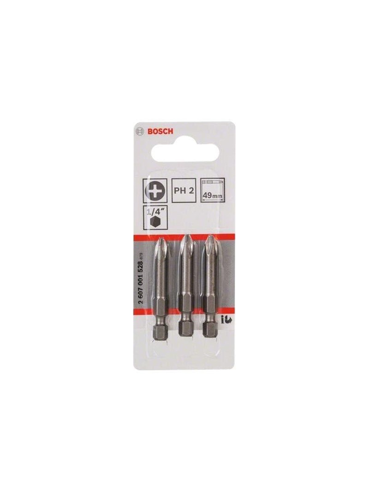 Bosch screwdriver bit set - 3 pieces