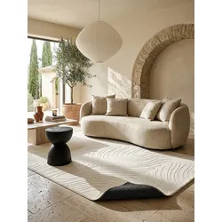 Teppich Antirutsch Creme 140x200 cm - DALAR   Kadima Design