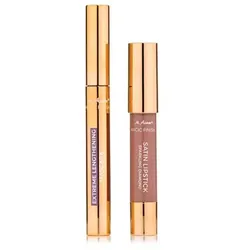 M.ASAM® Magic Finish Extreme Lengthening Mascara Schwarz 7ml & Satin Lipstick 3g