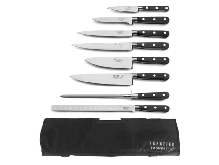 SABATIER TROMPETTE Origin - Trousse souple avec 8 couteaux de cuisine