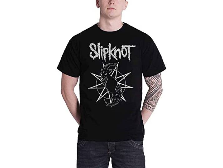 T-Shirt # S Black Unisex # Goat Star Logo