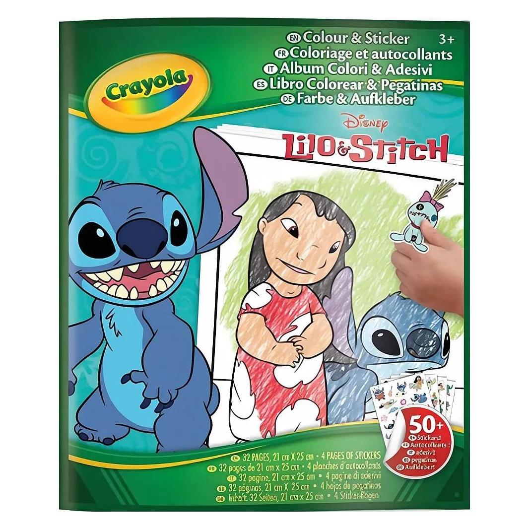 Crayola Mal- und Stickerbuch Lilo & Stitch (071662409005)