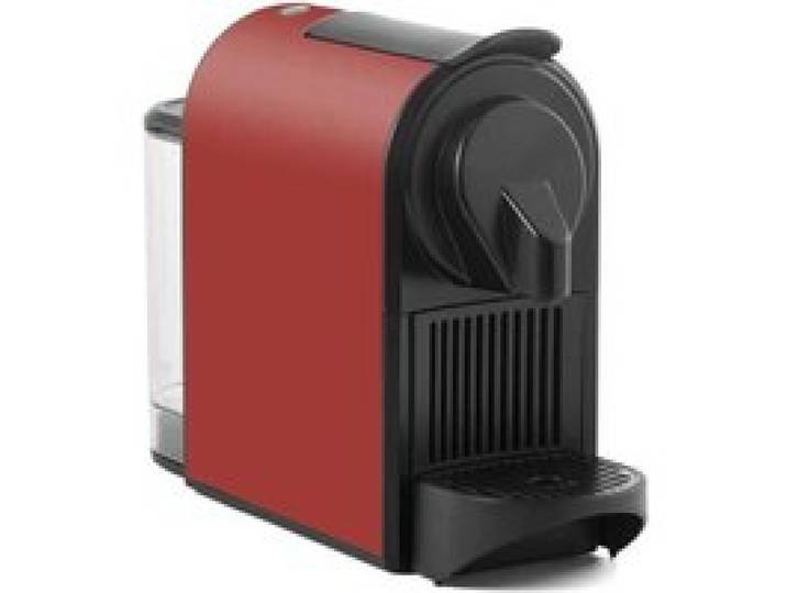 Rouge Machine à café capsules expresso automatique compacte compatible bureau maison broyeur intégré