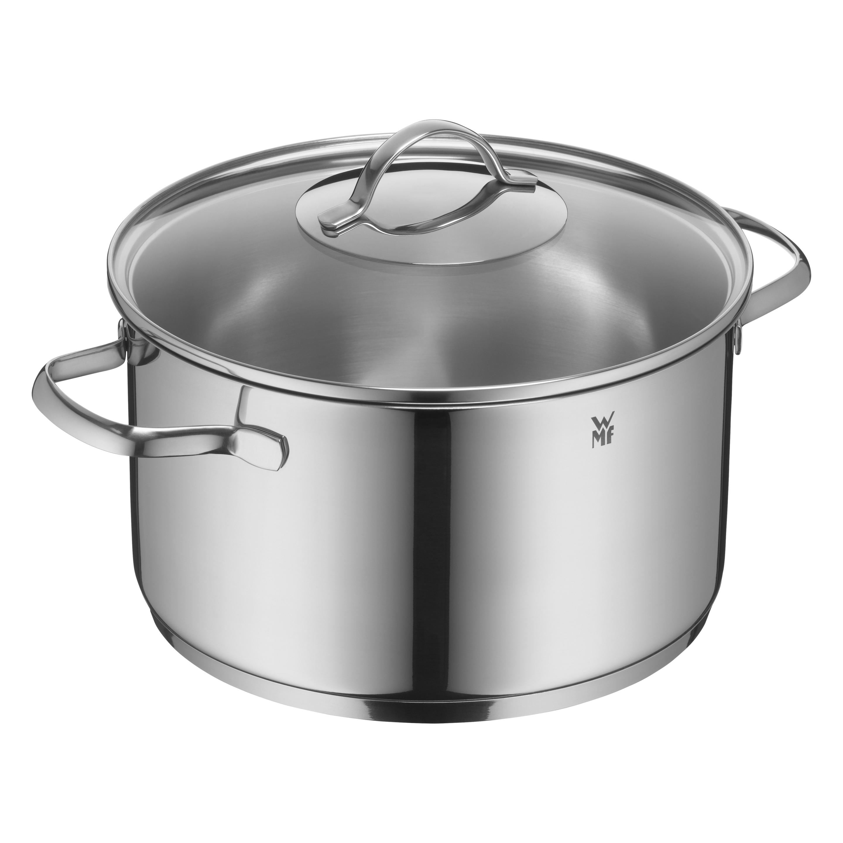 WMF Provence Plus Fleischtopf 24cm (722246380), Edelstahl (Kochtopf, Edelstahl, 24 x 20 cm) (07.2224.6380)