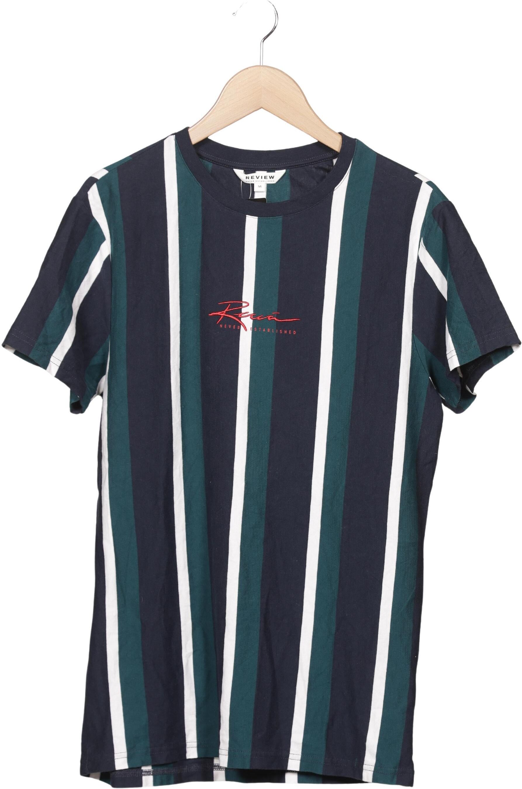 Review Herren T-Shirt, Mehrfarbig, Gr. M, Baumwolle - Second Hand