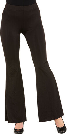 Schlag-Leggings für Damen, schwarz