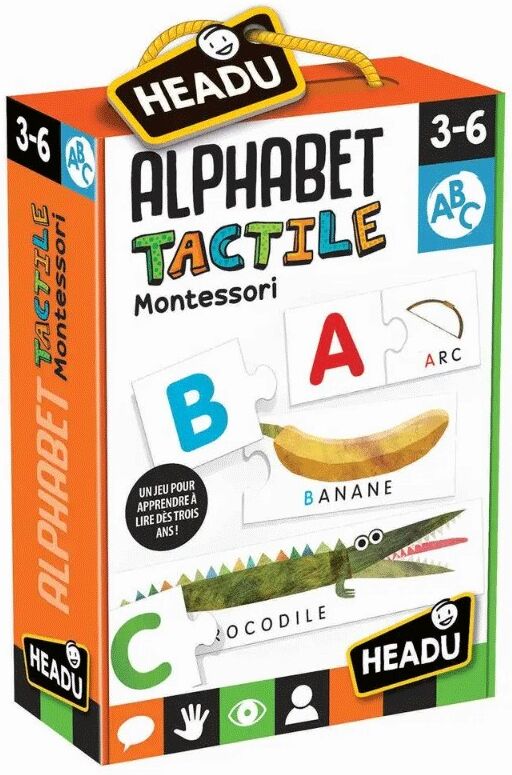 Alphabet Tactile Montessori - Headu