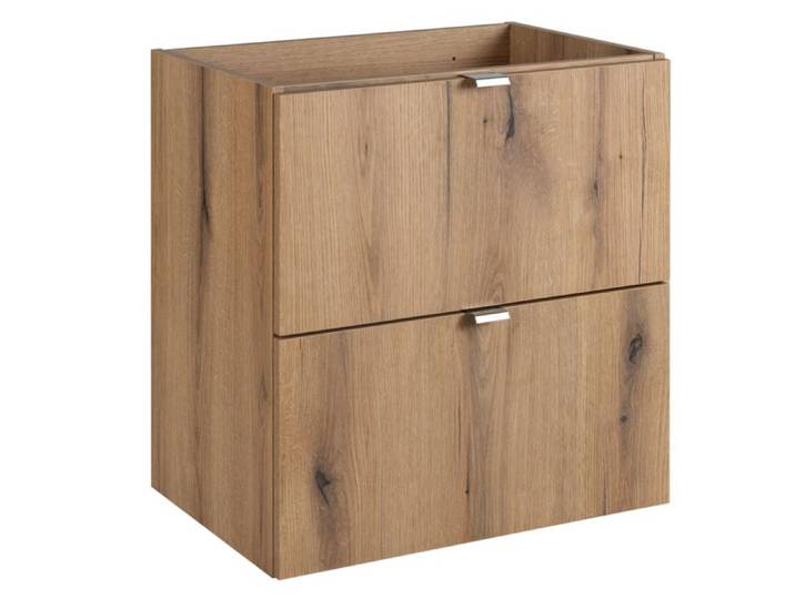 Meuble suspendu sous vasque avec tiroirs NOVA OAK 50 CM