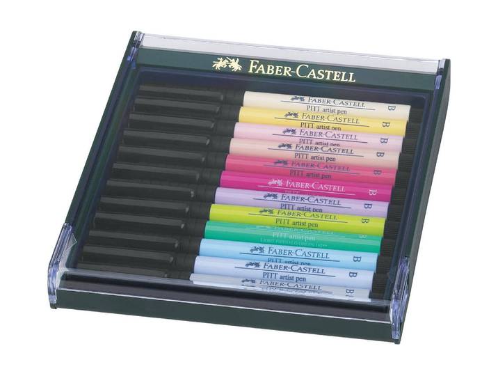 Filzstift FABER-CASTELL Pitt Arti , bunt, Kunstfaser, Stifte, Filzstift