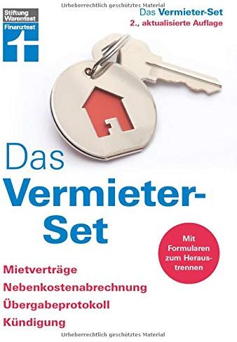 Alexander Bredereck - Das Vermieter-Set: Für private Vermieter - Rechtsverbindliche Formulare von Anfang bis zur Beendigung des Mietverhältnisses - Mit Formularen & Ausfüllhilfen Von Stiftung Warentest - Preis vom 09.10.2026 07:28:09 h