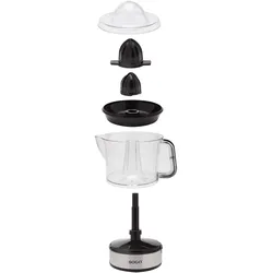 Sogo Citrus Juicer with Bidirectional Automatic Turning, 0.7L - 4, Entsafter, Silber