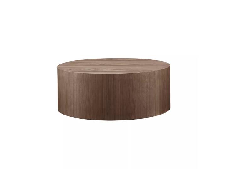 mutoni - Couchtisch Solstice Walnuss rund 80, One Size