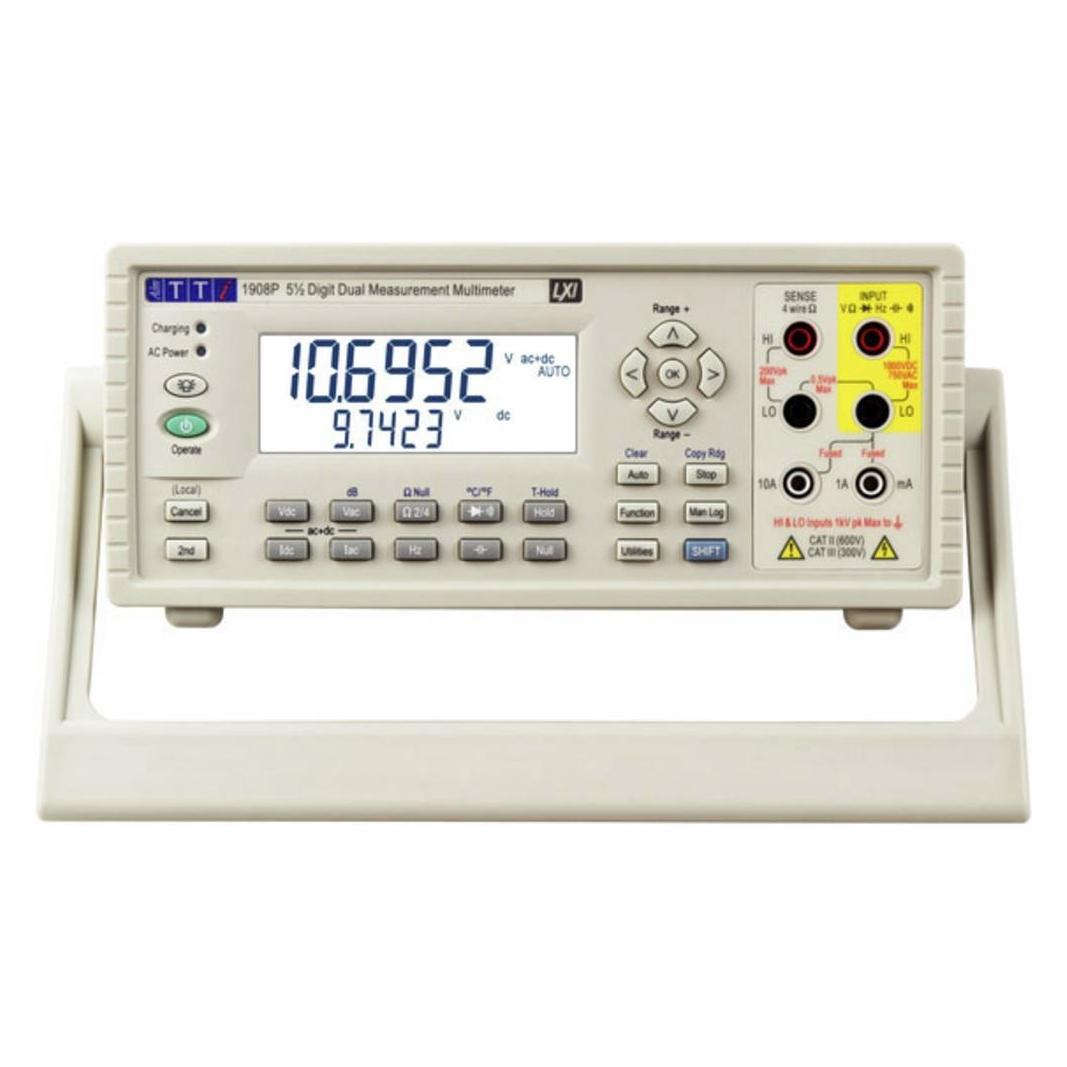 Aim TTi 1908P Tisch-Multimeter digital Datenlogger CAT II 600 V, CAT III 300 V (CAT II 600V, CAT III 300V, Oszilloskop) (1908P)