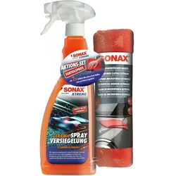 Autopolitur SONAX XTREME Ceramic SprayVersiegelung 750ml Set Ceramic Langzeitversiegelung mit 2 Mikrofasertüchern