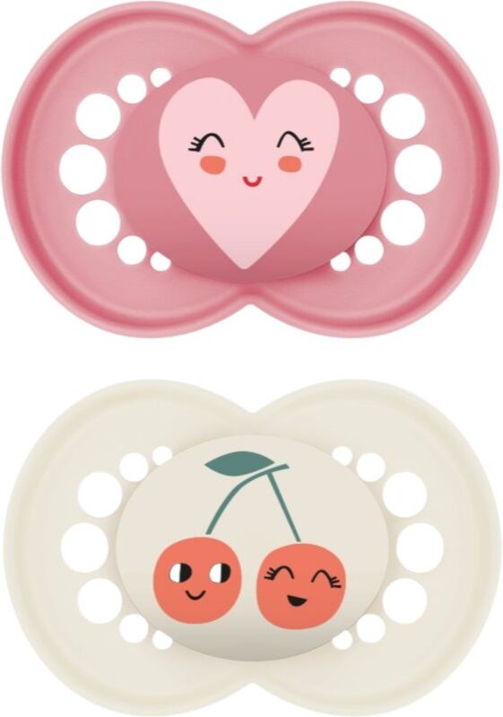 MAM Original 6+ months tétine Pink/ Beige 2 pcs