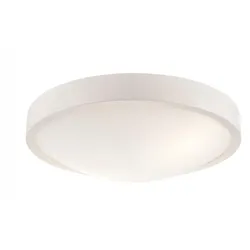 Bioledex Junges Wohnen Plafond Deckenleuchte 37cm in weiß aus Holz und Glas - gewölbter Diffusor