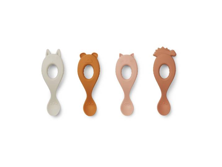 Liewood Cuillère Livia Lot de 4 Rose mix
