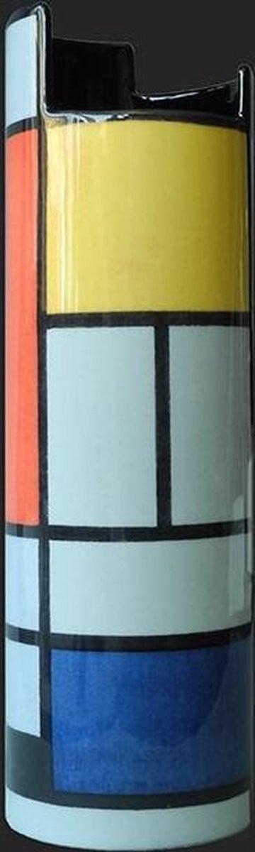 Mondriaan Composition with red plane kunstwerk voor volwassenen