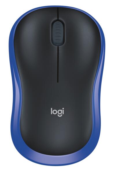 Logitech M185 kabellose Maus - blau 910-002239