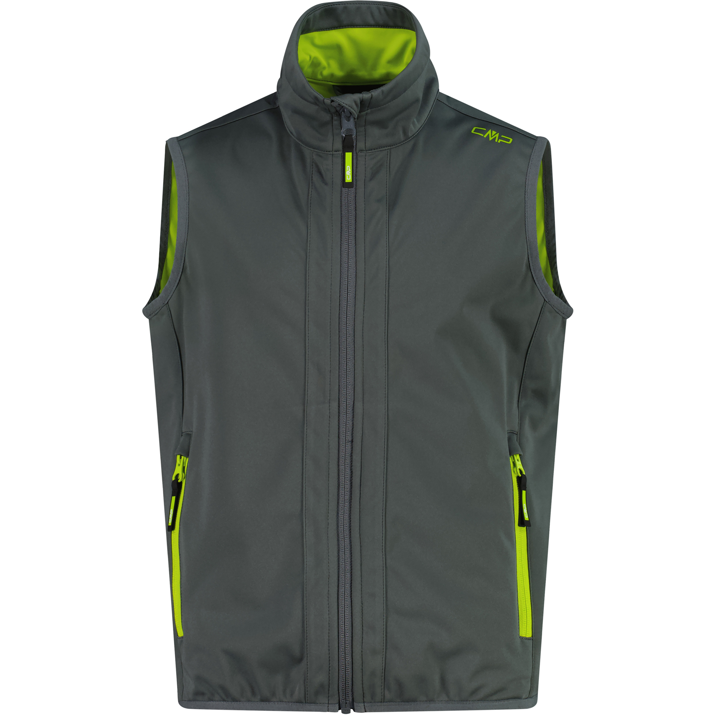 CMP Boys Softshell Weste Kinder Softshellwesten grau Größe 98 Trekking Wasserabweisend Wasserabweisend
